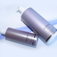 ALURAM Shampoing violet à l'eau de coco, brillance durable pour cheveux blonds et gris.