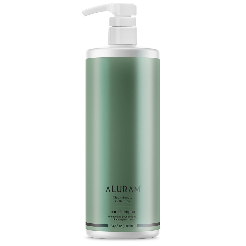 ALURAM Shampoing Curl, bouteille eau de coco pour des boucles hydratées et définies.
