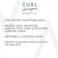 ALURAM Shampoing Curl, définition des boucles améliorée après application.