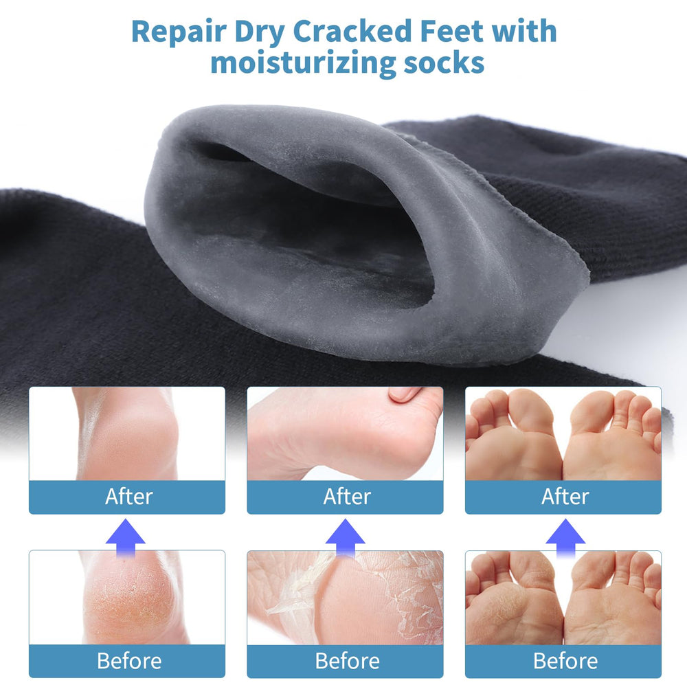 ALUROICE homme portant les chaussettes pour hydratation pratique.