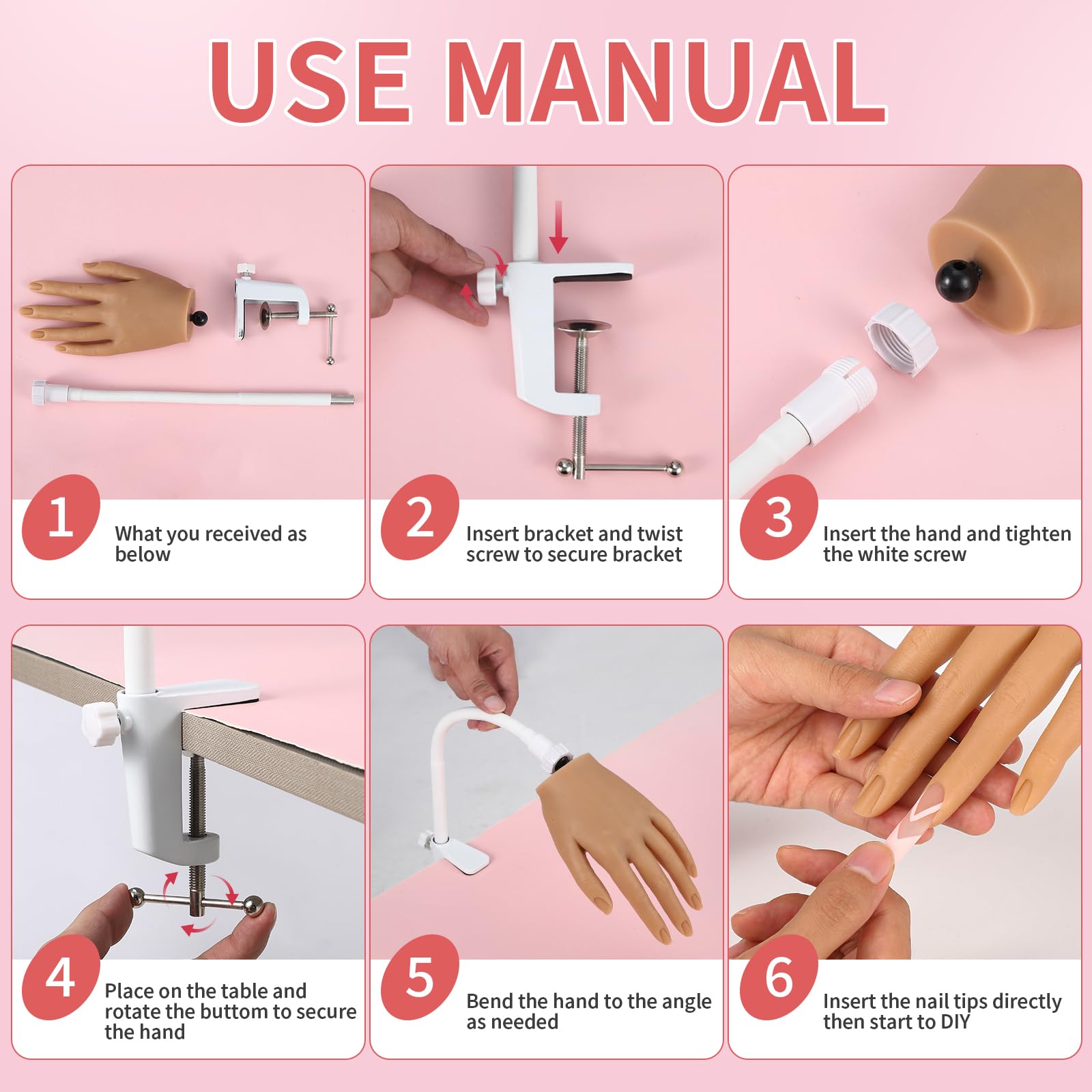 ALUROICE outils-couteau-a-ongles-et-lime-d-ongles, accessoires inclus facilitant la préparation.