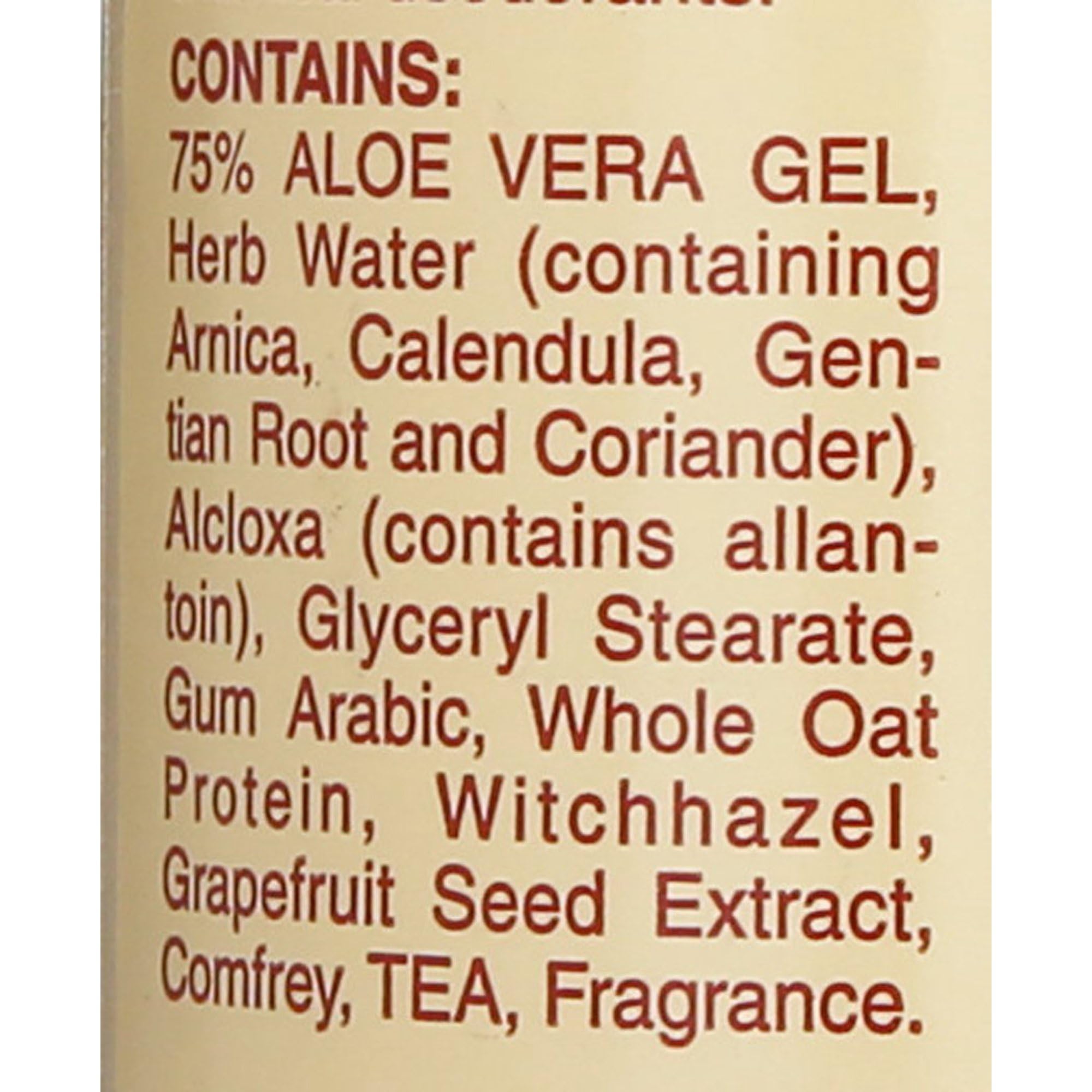 Emballage 4-pack du déodorant Alvera Aloe & Amandes.