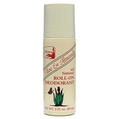 Étiquette Alvera Aloe & Amandes avec origines et ingrédients.