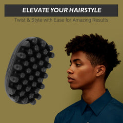 AMAKO Twist King Eponge douceur-cheveux: doux sur cuir chevelu et mèches sensibles