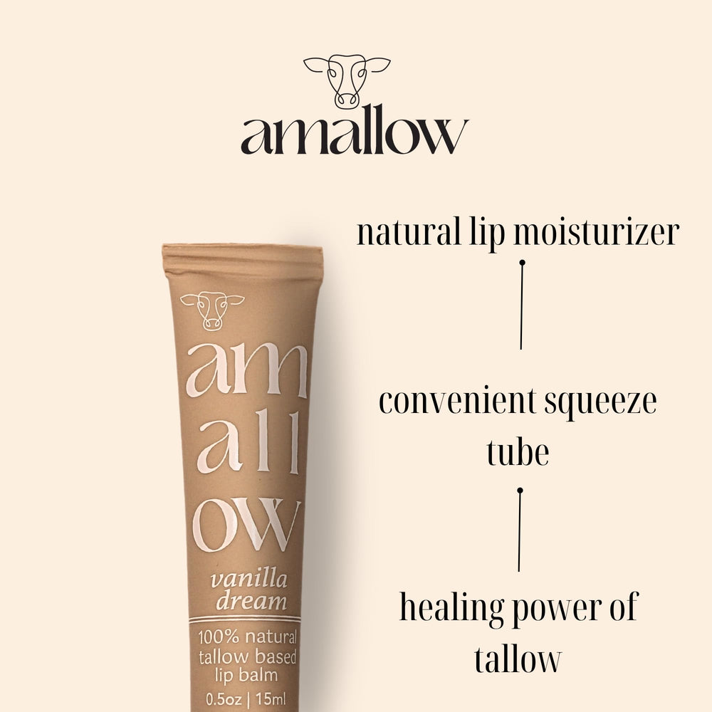 Ingrédients Amallow: tallow boeuf, cire d’abeille et vanille biologique.