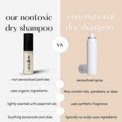 Amallow sans talc ni aérosol : formule naturelle adaptée à toutes les textures capillaires.