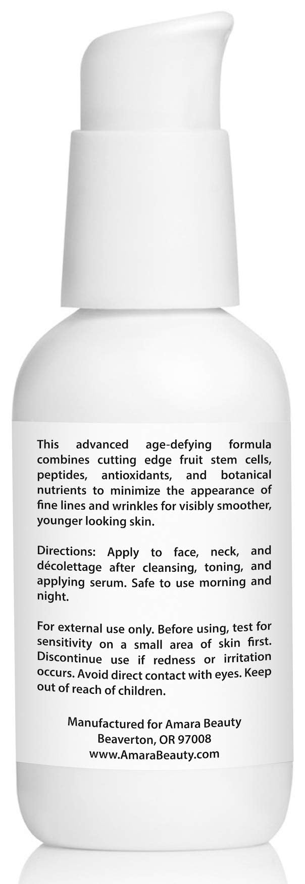 Ingrédients resveratrol et peptides, nourrissent et soutiennent l'éclat naturel.