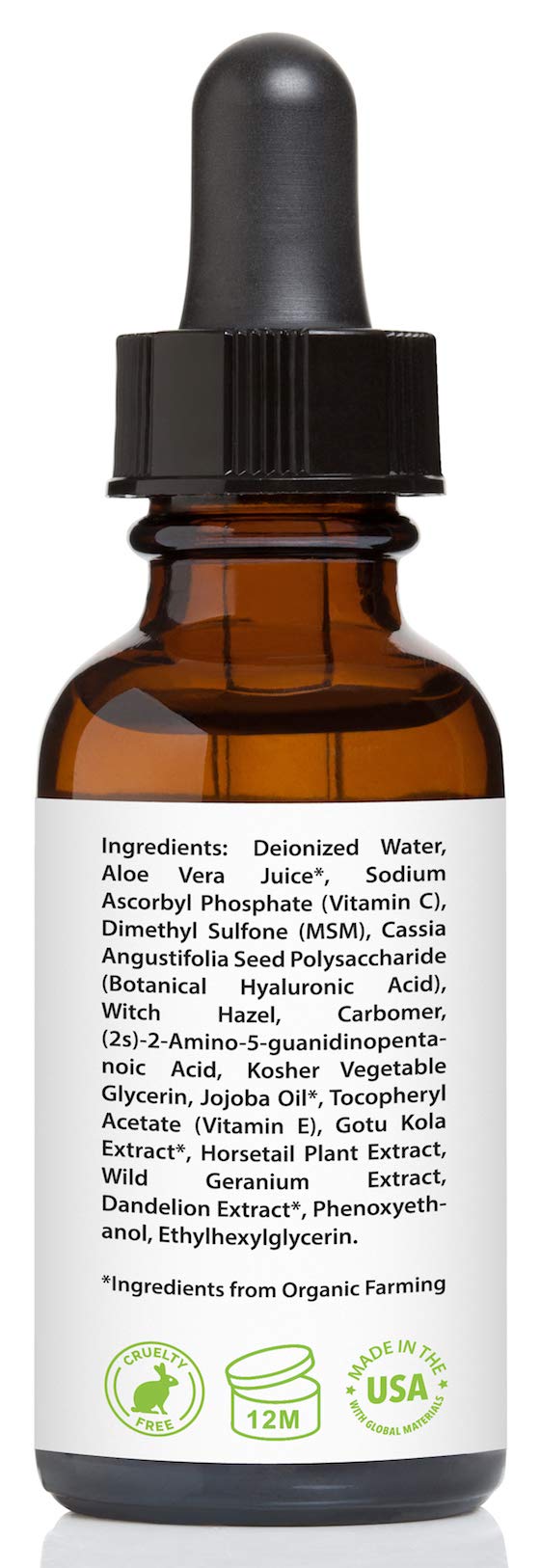 Amara Beauty Sérum Vitamine C 20 % – emballage clair et pratique.