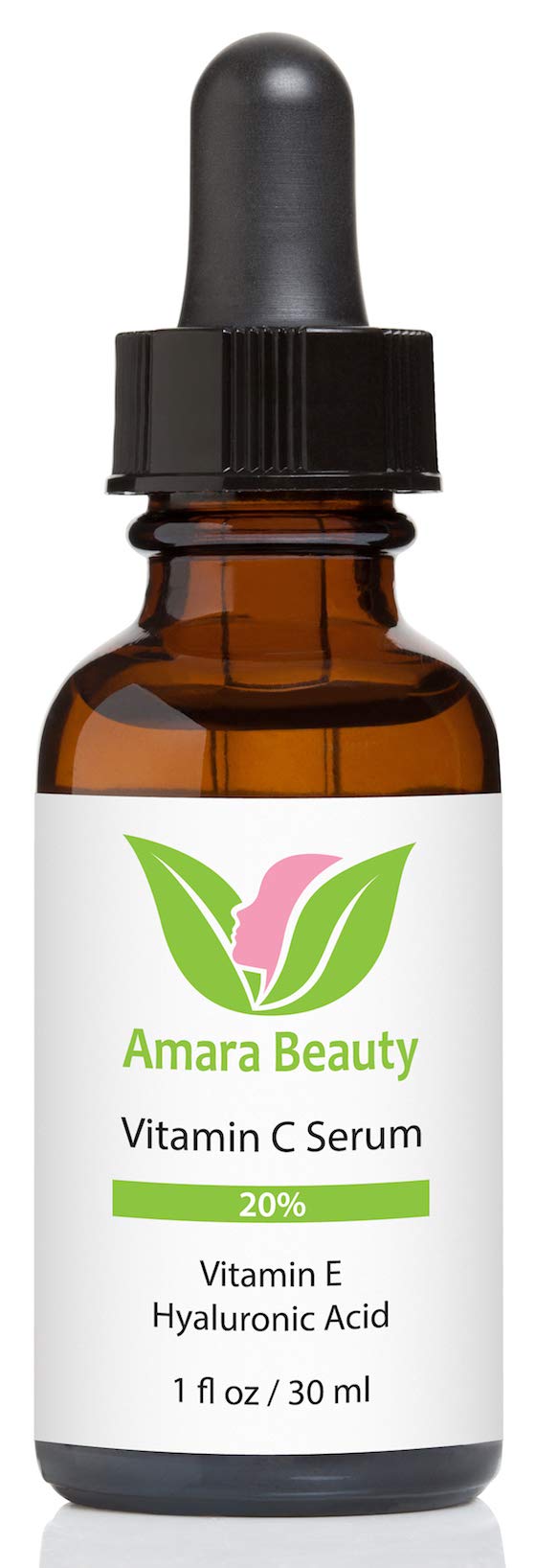 Amara Beauty Sérum Vitamine C 20 % – texture soyeuse, peau douce.