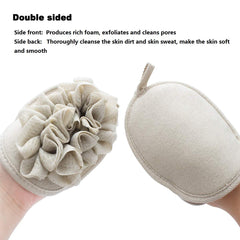 Amariver ensemble-3-gants-douche : kit pratique pour toute la famille.