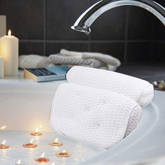 AmazeFan oreiller de bain maillage d'air 4D pour tête et cou.