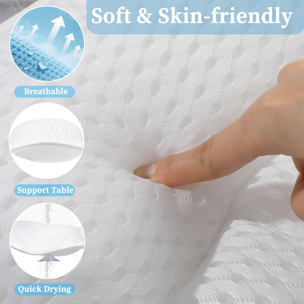 AmazeFan oreiller-bain-support-ergo-tete-cou-dos, alignement confortable