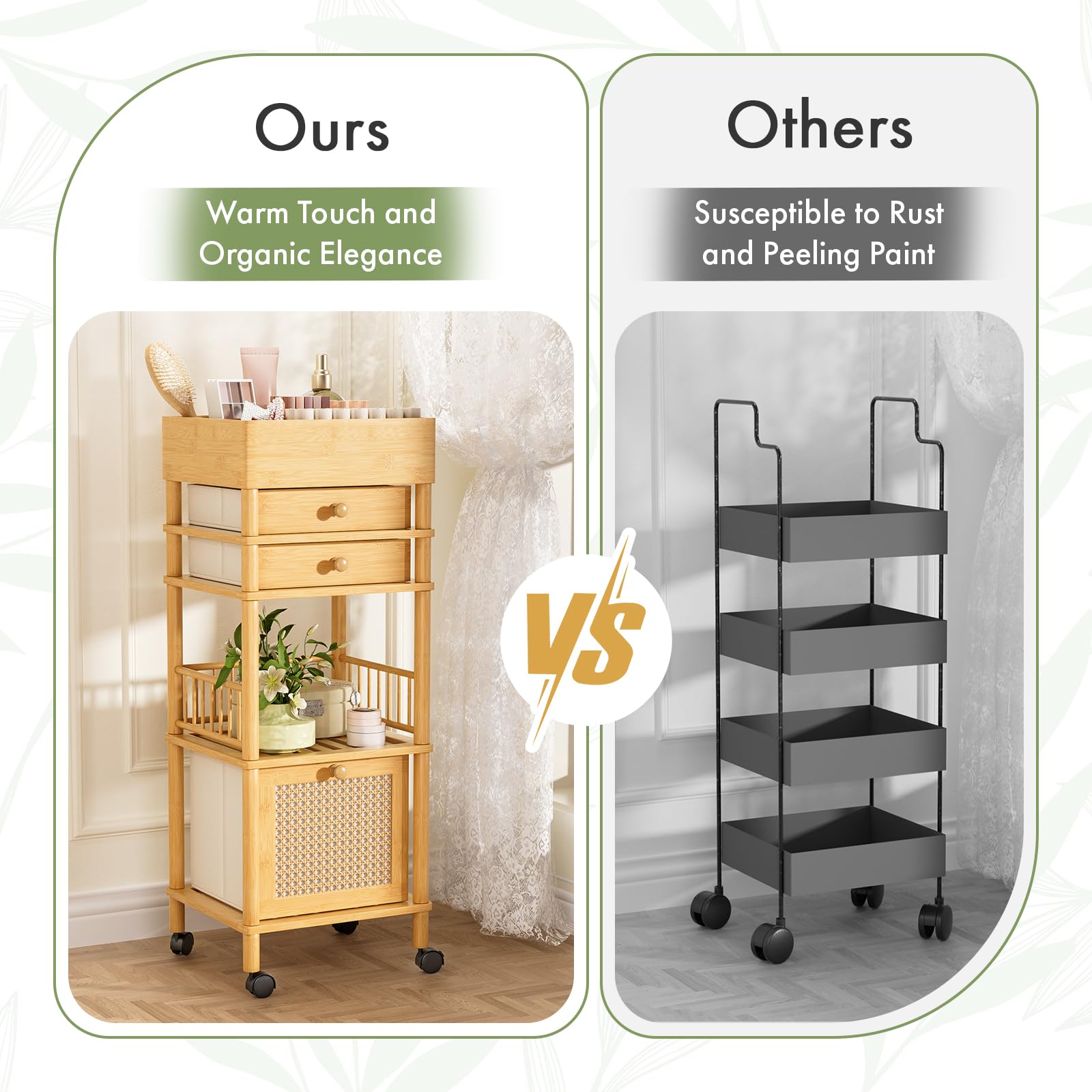 Amazer espace beauté organisé avec tiroirs et plateau pour outils beauté.