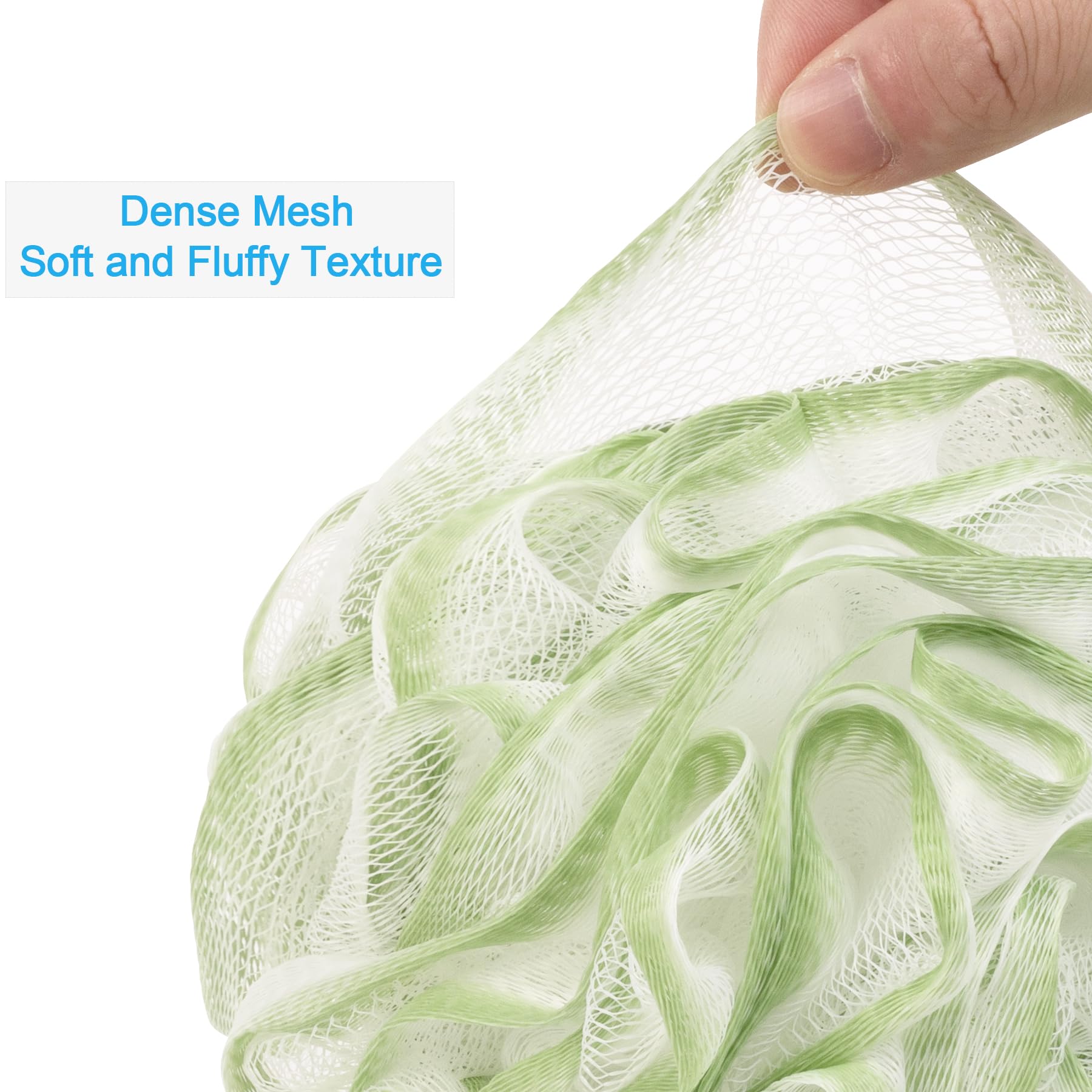 AmazerBath éponge-luffa couleurs pastel personnaliser salle de bains