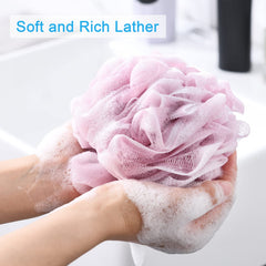 Éponge AmazerBath luffa grise, nettoyage en profondeur des pores et impuretés.