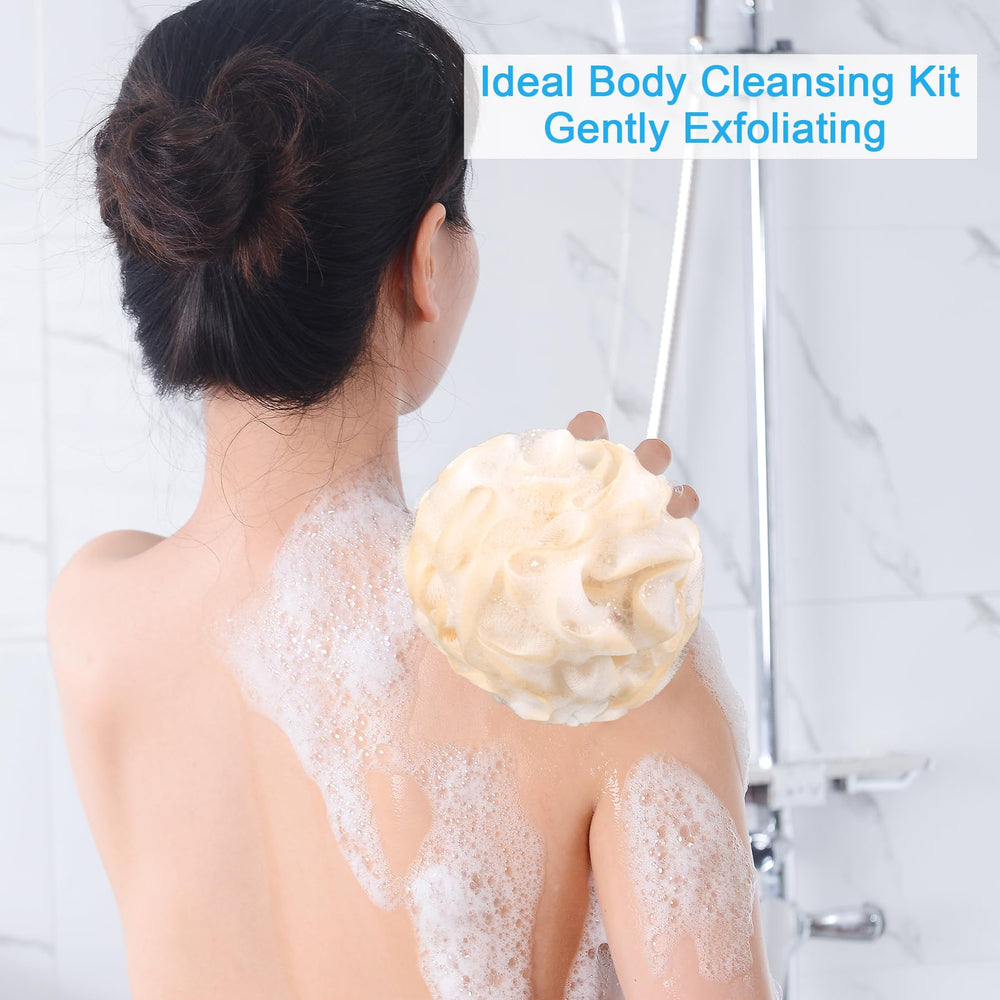 AmazerBath éponge-luffa grande taille 75g nettoyage efficace