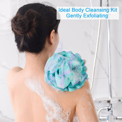 AmazerBath Loofah: fixation renforcée assurant une longue durée lors de l’utilisation.