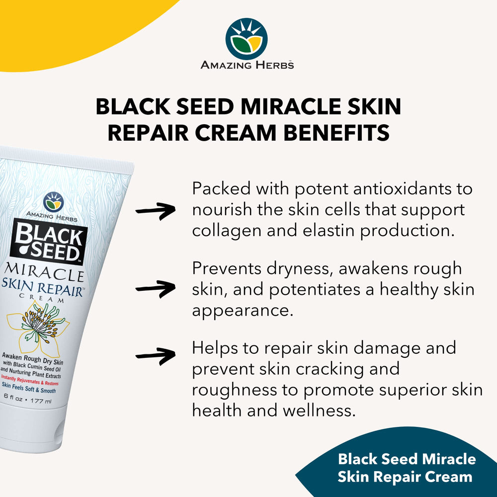 Crème Miracle Nigelle – emballage pratique et élégant d’Amazing Herbs.