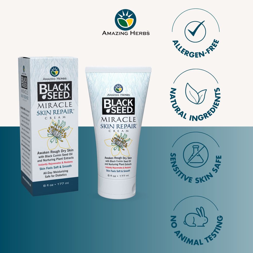 Étiquette claire de la Crème Miracle Nigelle – traçabilité et informations clés.