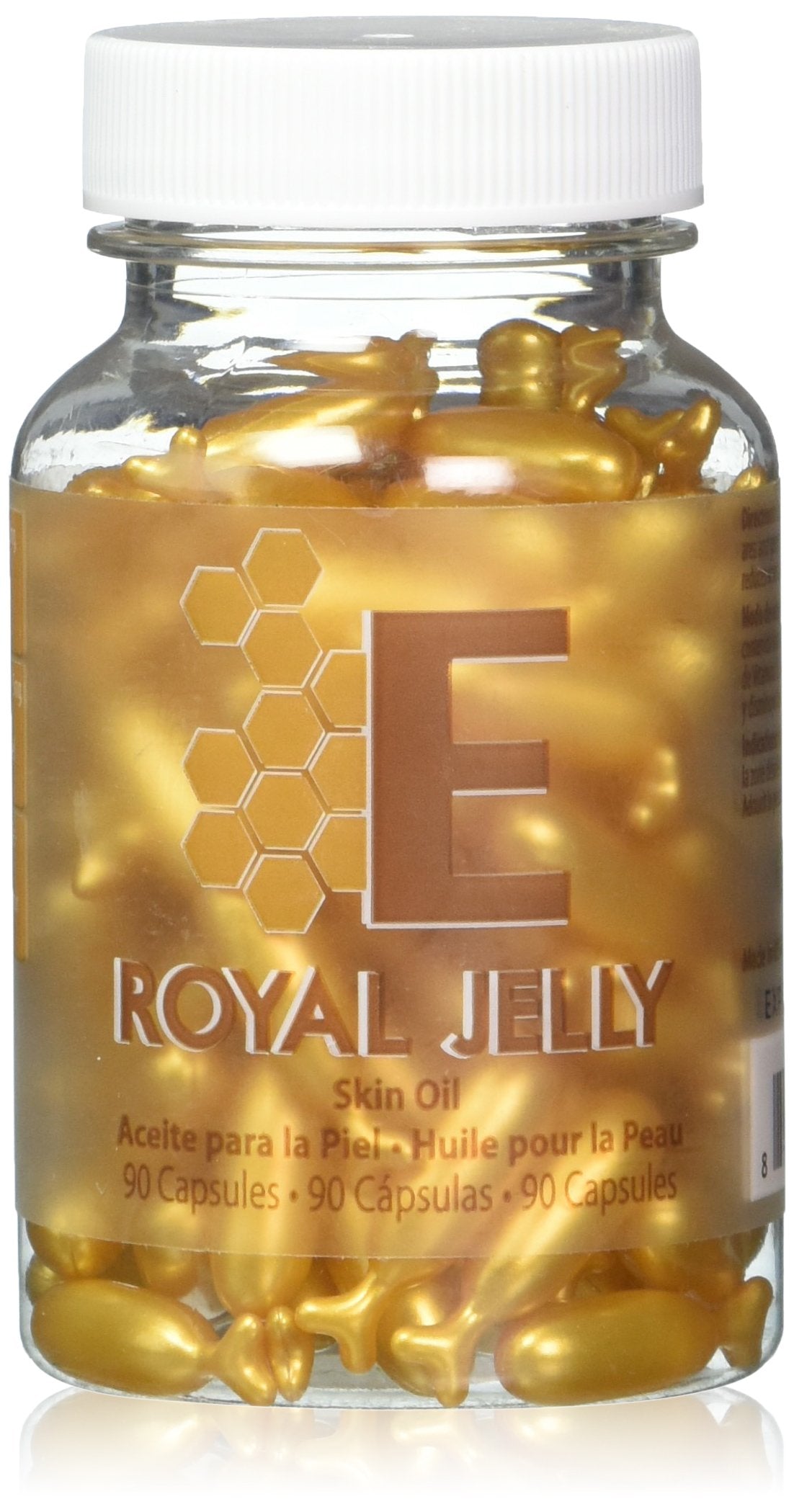 Amazing Shine: capsules huile gelée royale en application hydratante sur peau sèche.