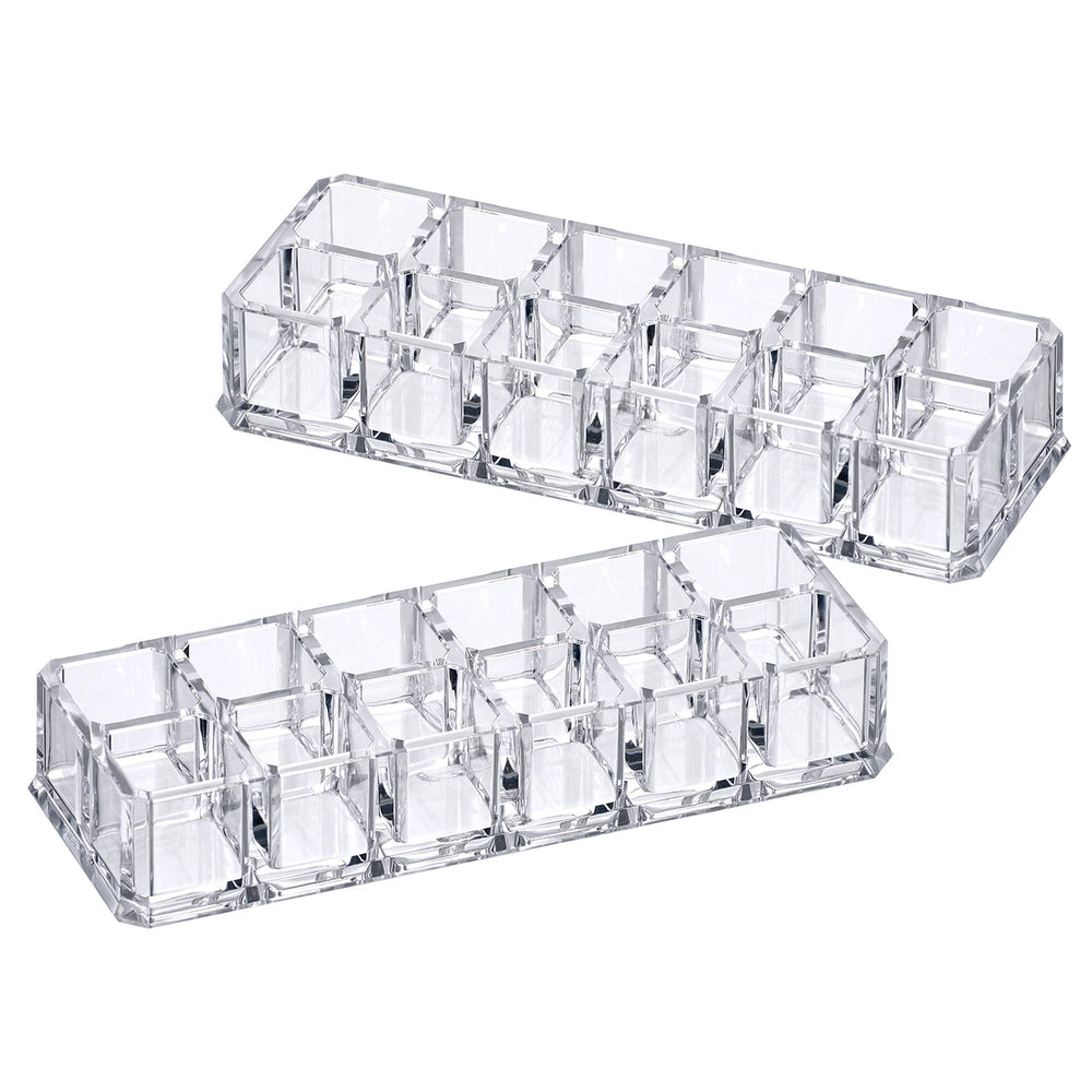 Amazing Abby Charm sur coiffeuse: design moderne et cristal clair pour espace beauté.