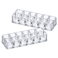 Amazing Abby Charm sur coiffeuse: design moderne et cristal clair pour espace beauté.