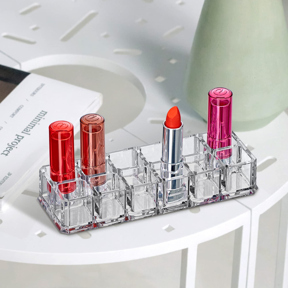 Amazing Abby Charm porte-gloss transparent: accès rapide et stockage sûr.