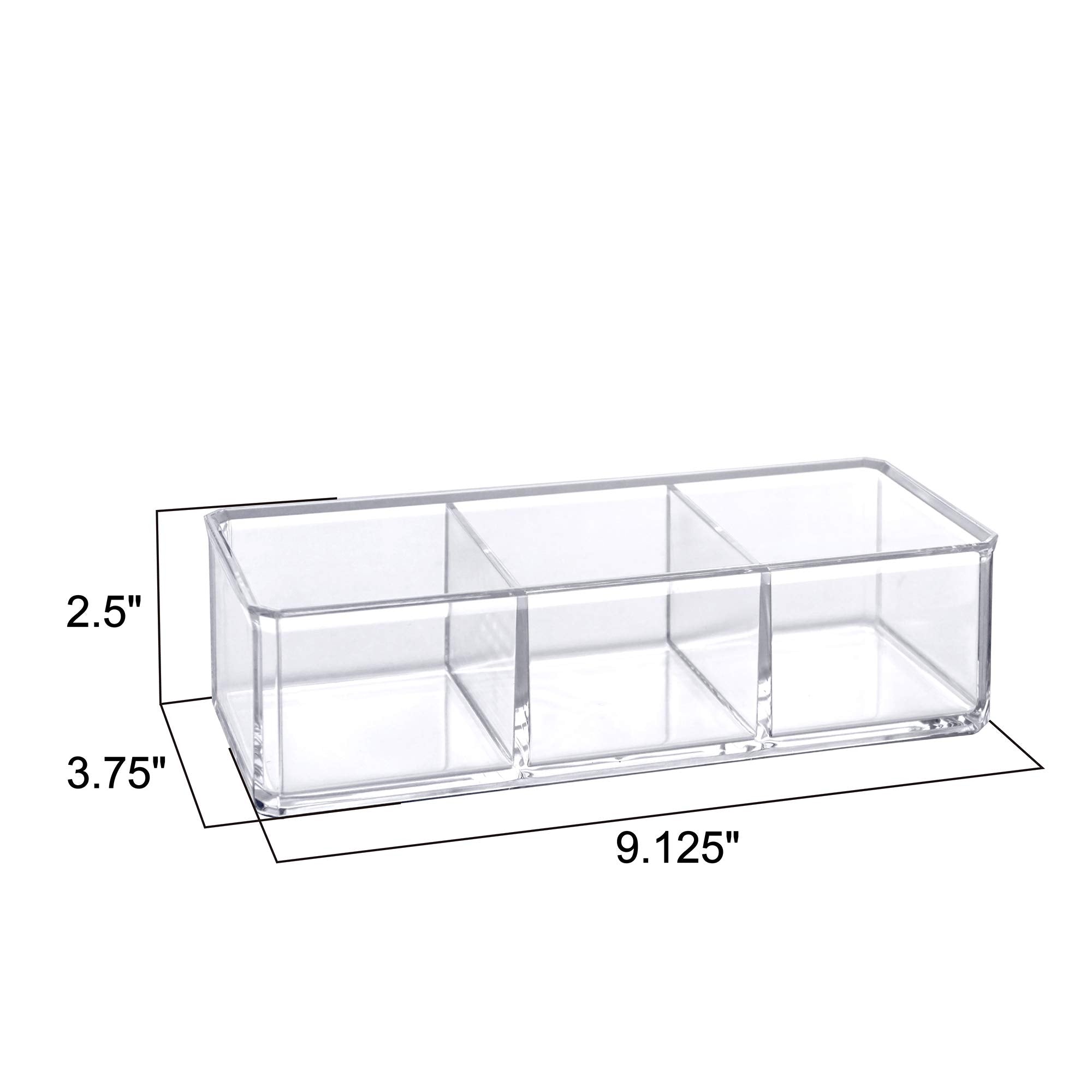 Amazing Abby Glamour ensemble pratique pour coiffeuse – 3 compartiments optimiseront votre espace.