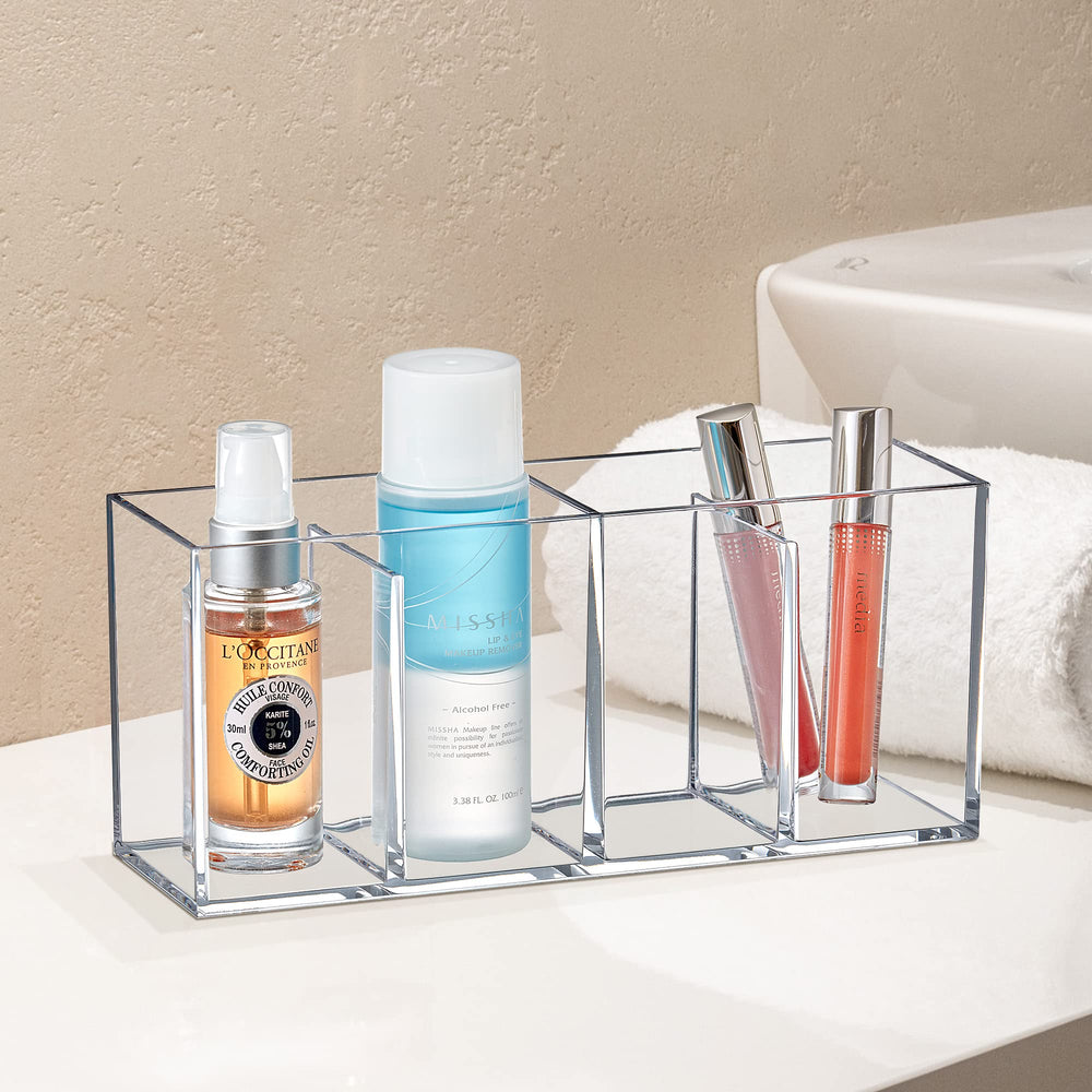 Amazing Abby Glamour: Vanité beauté au design moderne pour un rangement élégant.