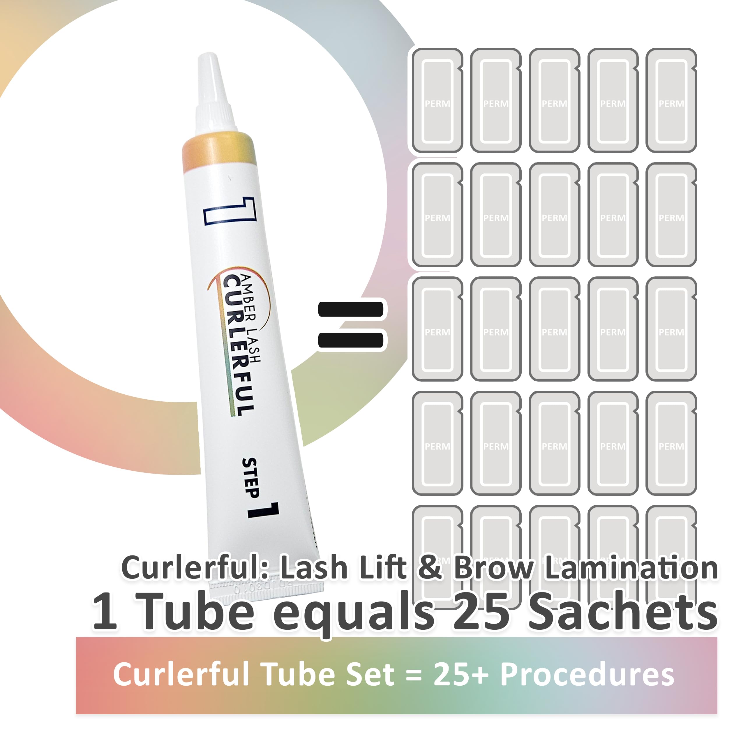 Amber Lash Curlerful boîte d’emballage pro, prêt à l’emploi.
