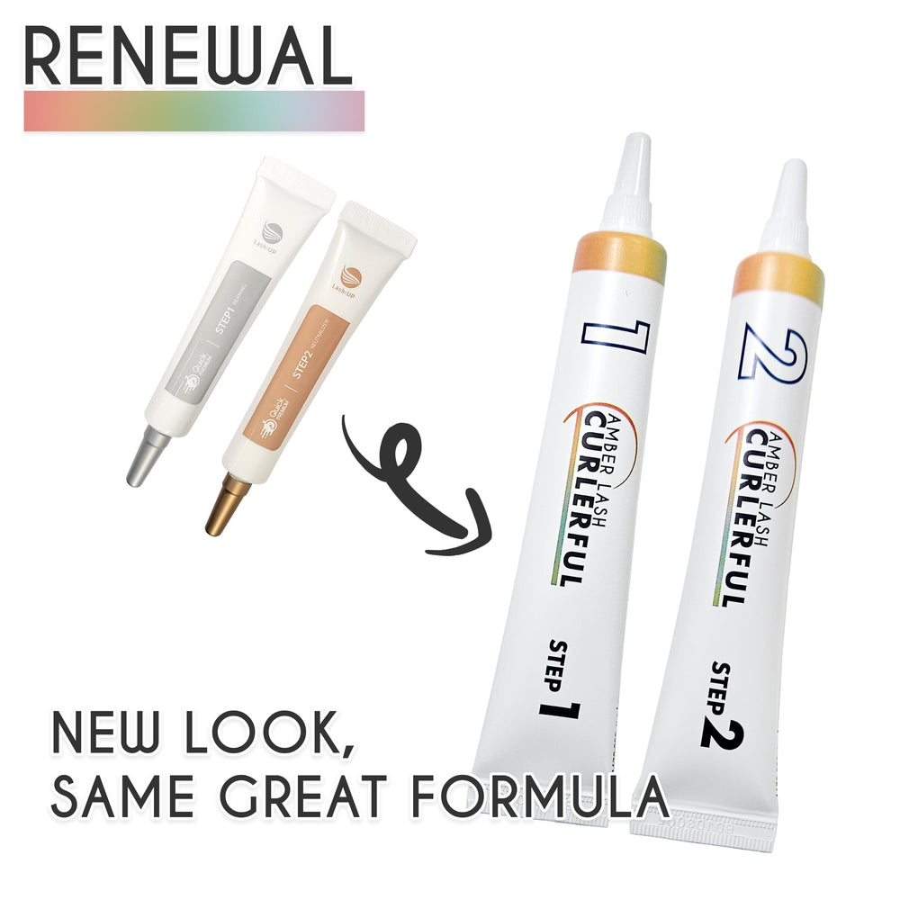 Amber Lash Curlerful kit prêt pour salon et maison, polyvalent.