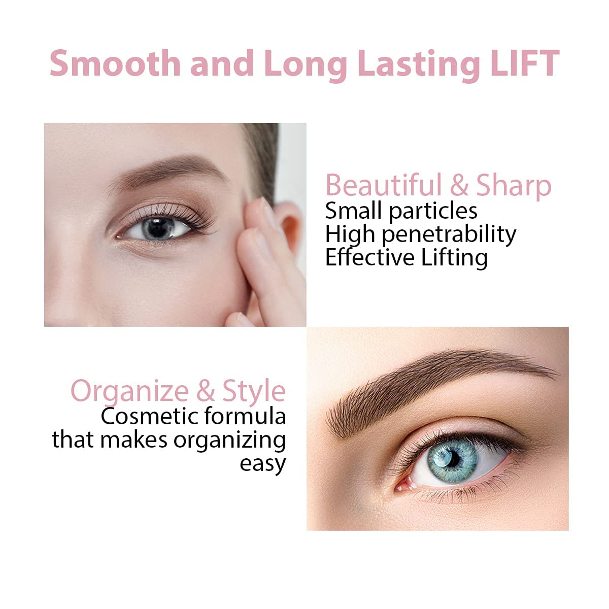 Amber Lash Curlerful mise en forme des cils et sourcils pour un look naturel.