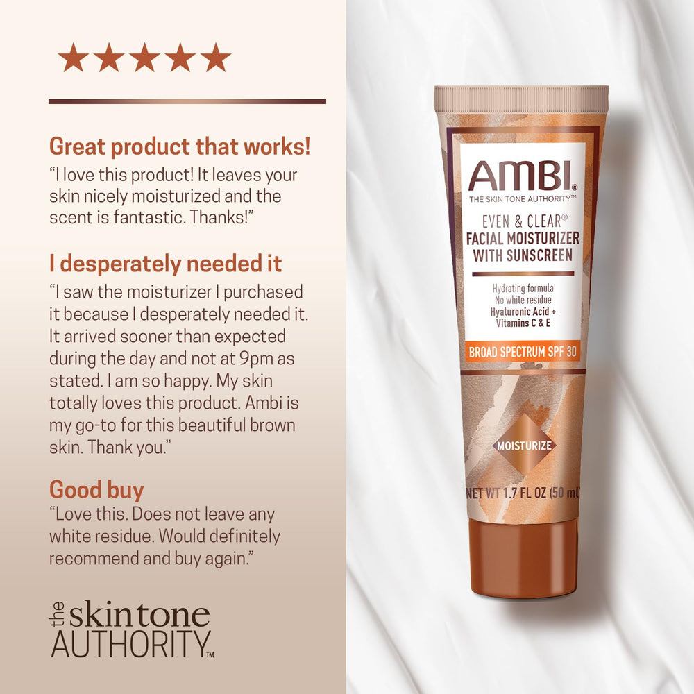 Ambi Even & Clear – soin sans parfum, usage quotidien