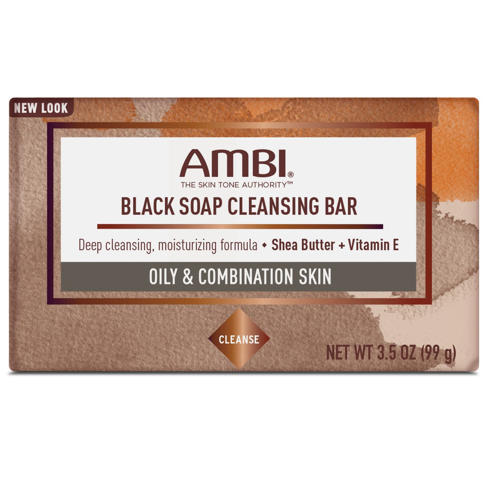 Ambi Savon Noir Karité – Aloe Vera et vitamine E pour nourrir.