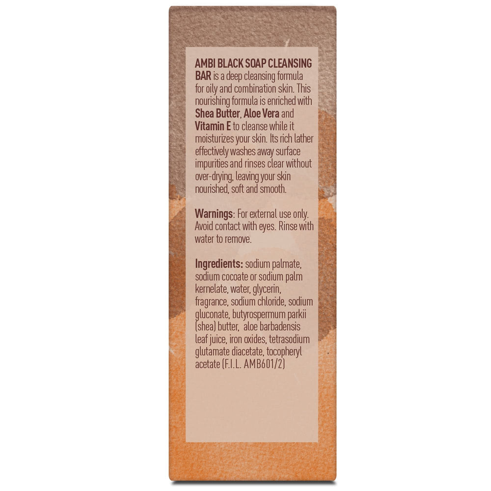 Ambi Savon Noir Karité – peau douce et nourrie après utilisation.