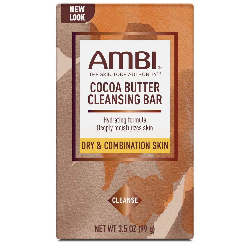 Ambi Savon Solide Beurre de Cacao – visage et corps compatibles.