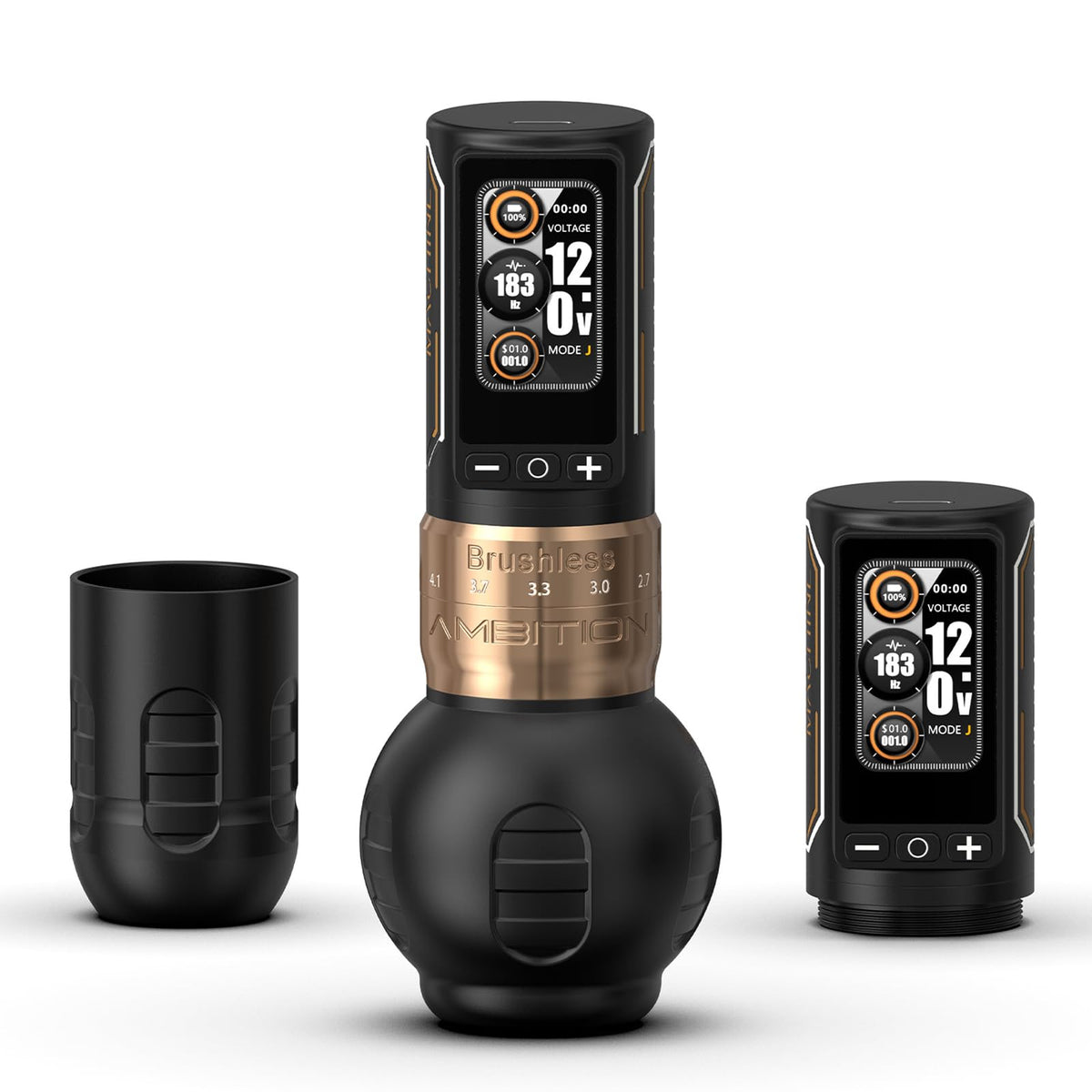 Ambition Ninja Max 280 – grip 54mm pour une stabilité accrue.