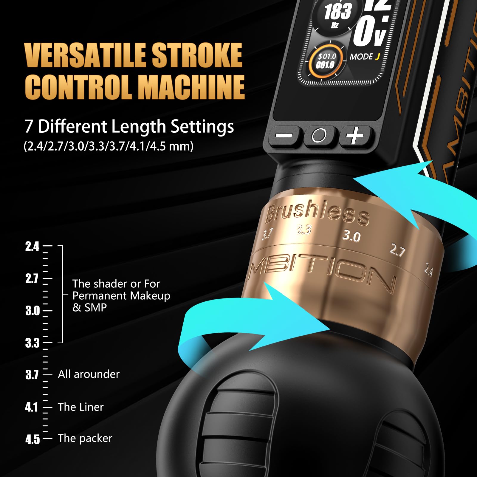 Ambition Ninja Max 280 – moteur brushless et couple élevé.