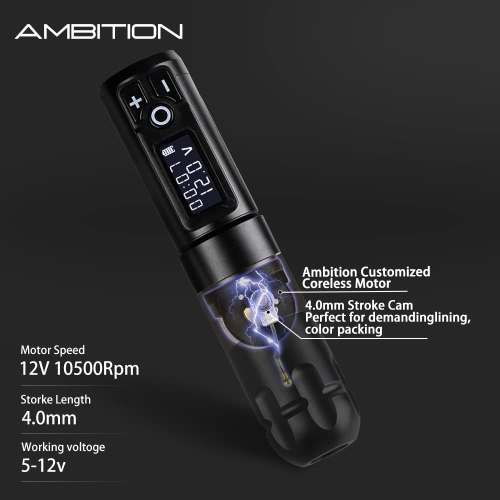 Ambition Soldier affichage à LED, suivi facile de la vitesse et de la charge