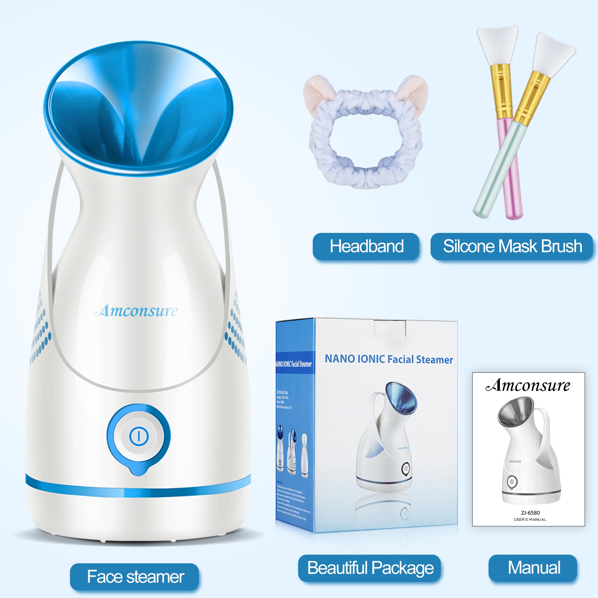 Utilisation à domicile en routine visage avec Amconsure