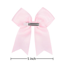 AMYDECOR Noeud pompon 5 pouces rouge, accessoire polyvalent et tendance.