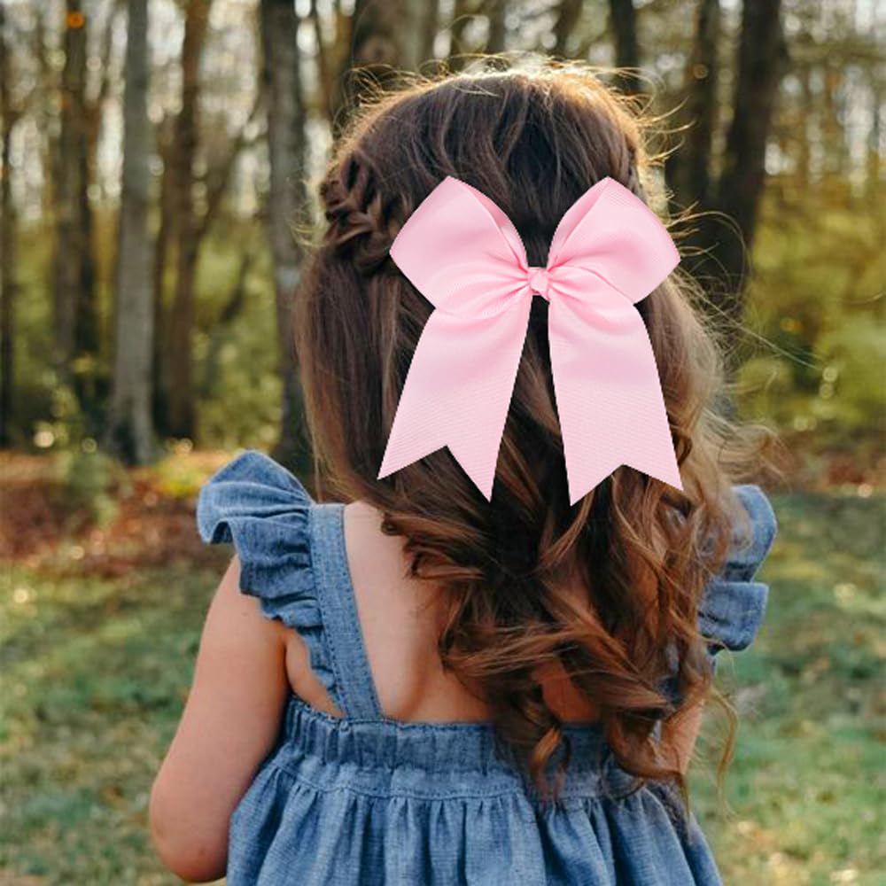 AMYDECOR Noeud pompon 5 pouces bleu, complément parfait pour une tenue décontractée.