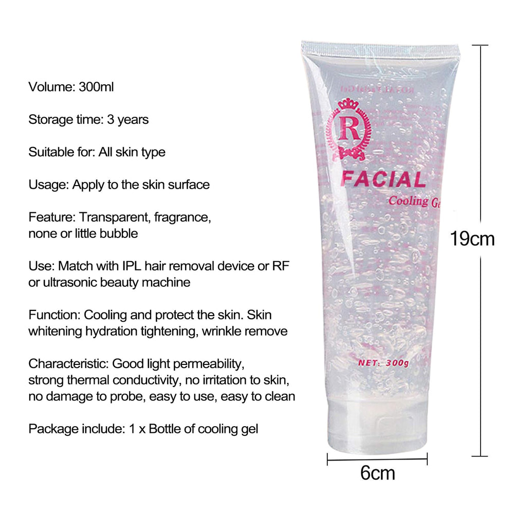 Gel Amelar à application facile sur la peau, clair et facile à nettoyer.