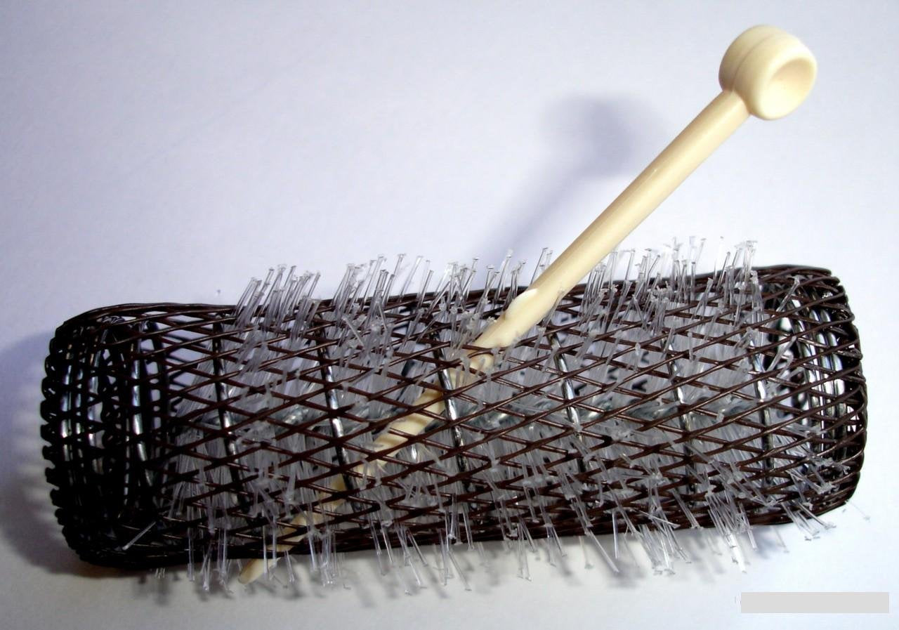 Ameliana brosse-coiffage-nylon: adhérence rapide pour boucles nettes