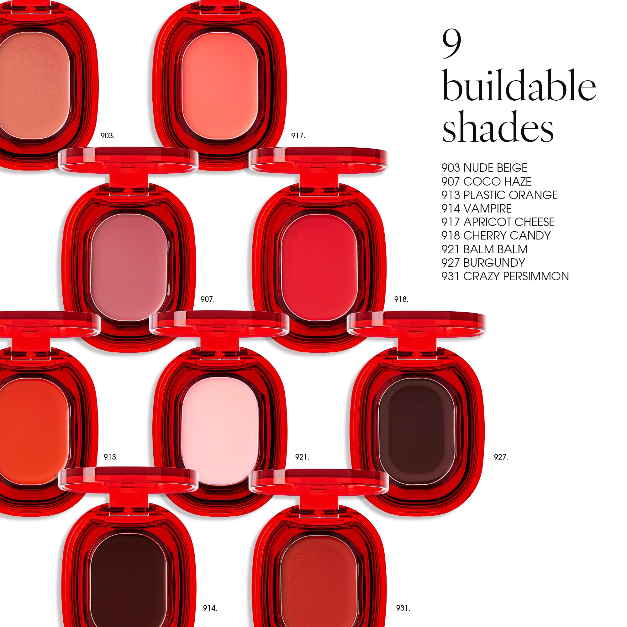 AmeliSeoul PLAT LIPS 927 Burgundy – emballage compact et pratique