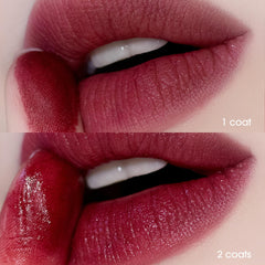 AmeliSeoul PLAT LIPS 927 Burgundy – texture satin non collante avec fini lumineux