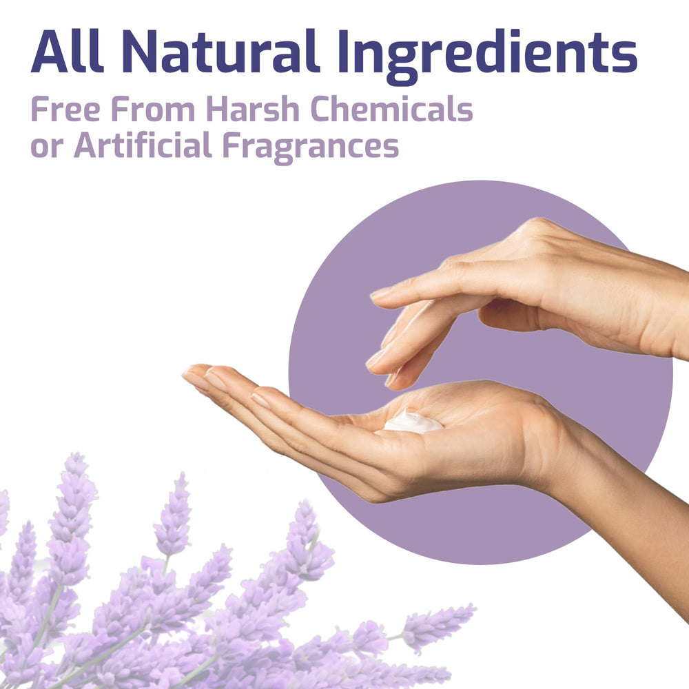Ingrédients naturels Silver Biotics Lavande, hyaluronique et huile de coco.