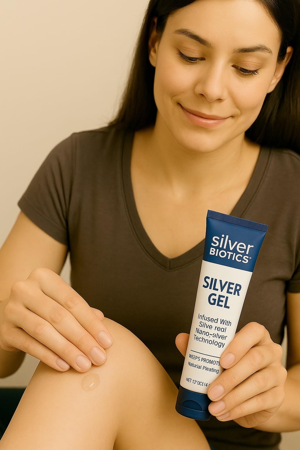 Gel Silver Biotics, soin des imperfections cutanées et rougeurs mineures.