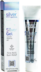 Gel Silver Biotics en flacon, pratique pour l’application ciblée sur la peau.