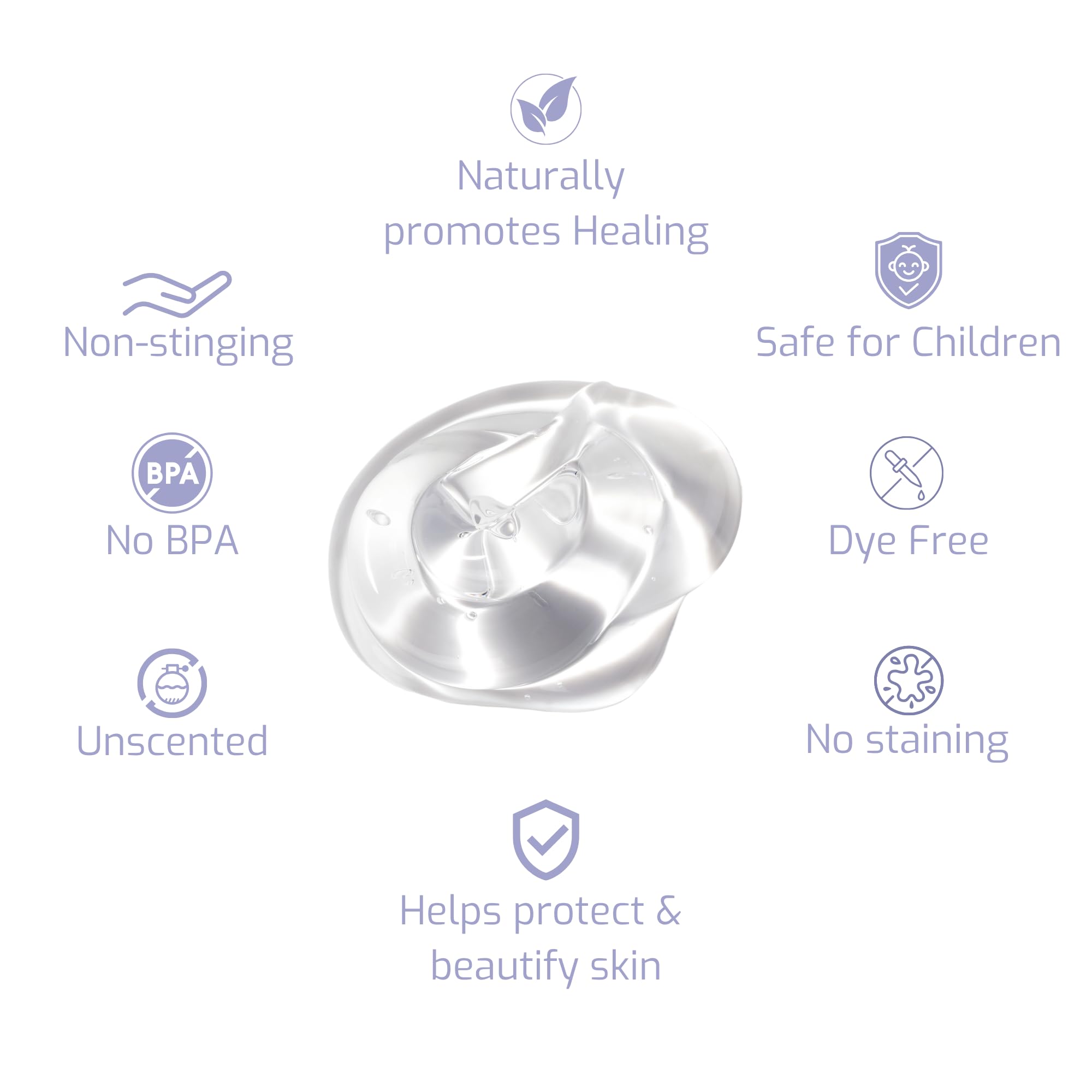 Emballage du Gel Silver Biotics, design clair et informatif.